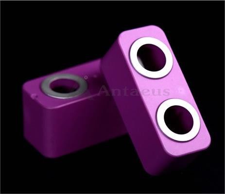 Pink 96% Al2O3 Alumina Ceramic Housing For High Voltage DC Contactor Automotive Magnetic Relay