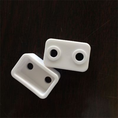 White Alumina Ceramic Parts High Voltage DC Relay Metallized Ceramic New Energy Arc Extinguishing Cover